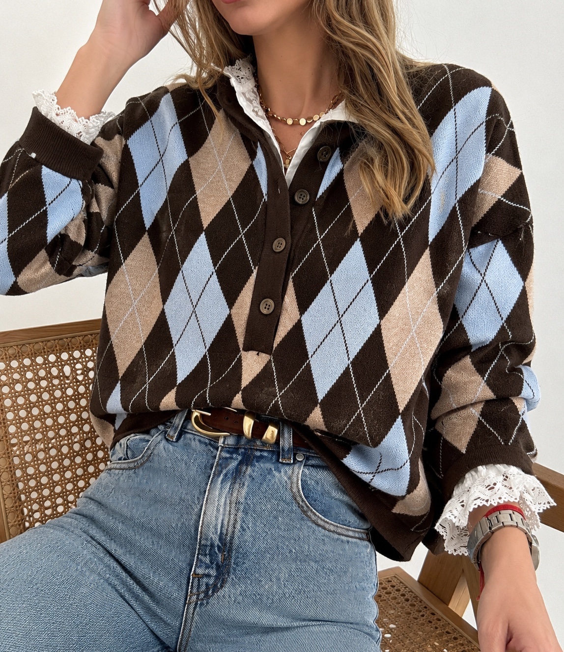 Chomba Tricot Premium Argyle