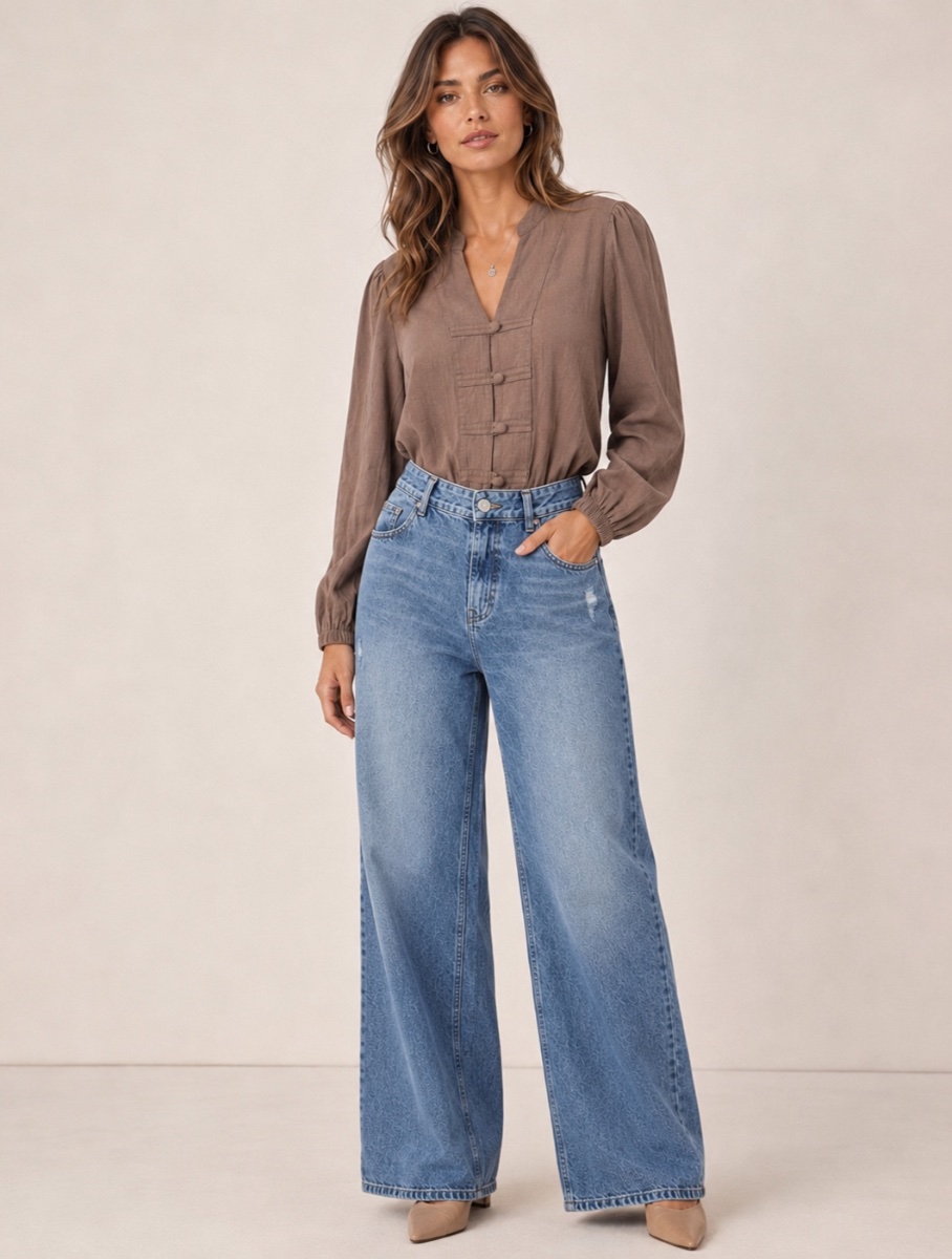 CAMISA CELESTE